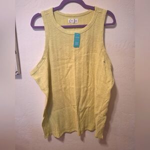 Maurices Yellow Highline Tank Top 3x